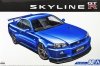Aoshima 05159 NISSAN BNR34 SKYLINE GT-R V-specII 02 1/24